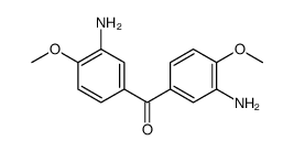 bis(3-amino-4-methoxyphenyl)methanone结构式