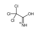 2,2,2-trichloroacetamide-15N结构式
