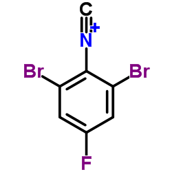 2,6-DIBROMO-4-FLUOROPHENYLISOCYANIDE structure
