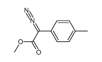 methyl 2-diazo-2-(4-methylphenyl)acetate结构式