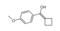 Benzenemethanol, alpha-cyclobutylidene-4-methoxy- (9CI) Structure