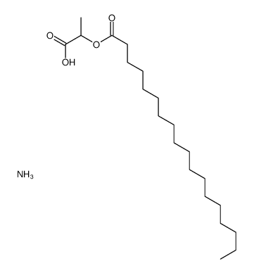 ammonium 1-carboxylatoethyl stearate Structure