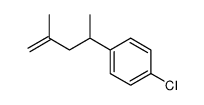 1-Chloro-4-(1,3-dimethyl-3-butenyl)benzene Structure
