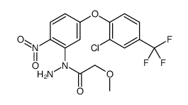 N-[5-[2-chloro-4-(trifluoromethyl)phenoxy]-2-nitrophenyl]-2-methoxyacetohydrazide Structure