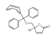 (5S)-5-(trityloxymethyl)-5H-furan-2-one structure