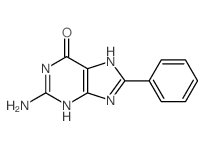 2-amino-8-phenyl-3,7-dihydropurin-6-one Structure