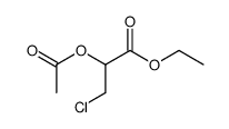 ethyl α-acetoxy-β-chlorolactate结构式