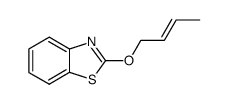 Benzothiazole, 2-(2-butenyloxy)- (9CI)结构式