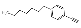 4-庚基苯乙炔结构式