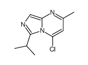 4-chloro-2-methyl-6-propan-2-ylimidazo[1,5-a]pyrimidine Structure