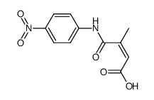 (Z)-(3-methyl-4-(4-nitrophenylamino)-4-oxo)but-2-enoic acid Structure