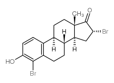4,16α-二溴雌酮结构式