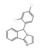 5-(2,4-dichlorophenyl)-5H-imidazo[2,1-a]isoindole结构式
