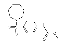 ethyl N-[4-(azepan-1-ylsulfonyl)phenyl]carbamate结构式