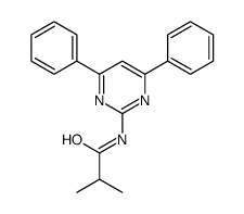 N-(4,6-diphenylpyrimidin-2-yl)-2-methylpropanamide Structure