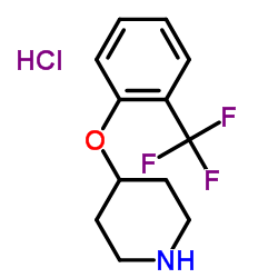 4-(2-(三氟甲基)苯氧基)哌啶盐酸盐图片