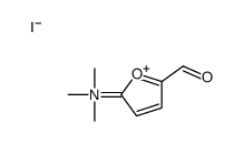 (5-formylfuran-2-yl)-trimethylazanium,iodide Structure