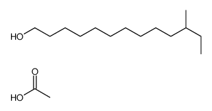 acetic acid,11-methyltridecan-1-ol Structure