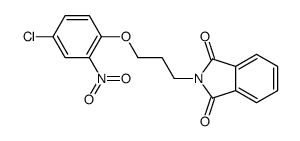 2-[3-(4-chloro-2-nitrophenoxy)propyl]isoindole-1,3-dione结构式