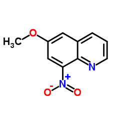 6-Methoxy-8-nitroquinoline Structure