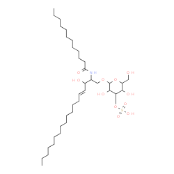 C12 3'-sulfo Galactosylceramide (d18:1/12:0) Structure