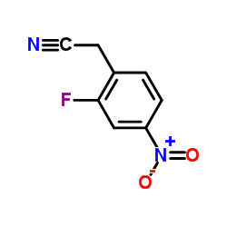 2-氟-4-硝基苯乙腈结构式
