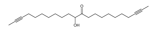12-hydroxy-docosa-2,20-diyn-11-one结构式
