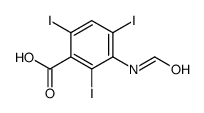 3-formamido-2,4,6-triiodobenzoic acid Structure