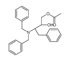 (2r,3s)-3-二苄基氨基-2-羟基-4-苯乙酸丁酯结构式