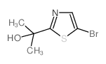 2-(5-溴噻唑-2-基)丙-2-醇结构式