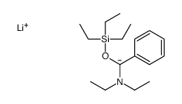 lithium,N-ethyl-N-[phenyl(triethylsilyloxy)methyl]ethanamine结构式