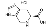 (S)-4,5,6,7-Tetrahydro-3H-imidazo[4,5-c]pyridine-6-carboxylic acid hydrochloride Structure