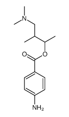 [4-(dimethylamino)-3-methylbutan-2-yl] 4-aminobenzoate Structure