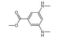 Benzoic acid, 3,5-bis(methylamino)-, methyl ester (9CI) Structure