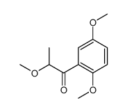 1-(2,5-dimethoxyphenyl)-2-methoxypropan-1-one结构式