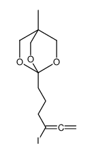 4-(4-iodohexa-4,5-dienyl)-1-methyl-3,5,8-trioxabicyclo[2.2.2]octane结构式