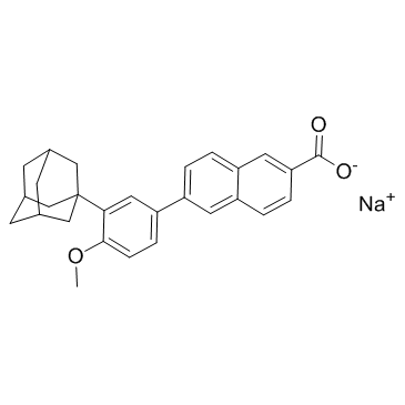 Adapalene (sodium salt) Structure