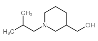 (1-异丁基哌啶-3-基)甲醇结构式