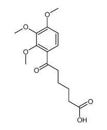 6-Oxo-6-(2,3,4-trimethoxyphenyl)hexanoic acid结构式