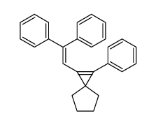 1-(2,2-diphenylethenyl)-2-phenylspiro[2.4]hept-1-ene Structure