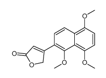 3-(1,5,8-trimethoxynaphthalen-2-yl)-2H-furan-5-one结构式