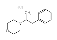 4-(1-phenylpropan-2-yl)morpholine结构式