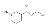 1-氨基-哌啶-3-羧酸乙酯结构式
