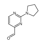 2-吡咯烷-1-基-嘧啶-4-甲醛结构式