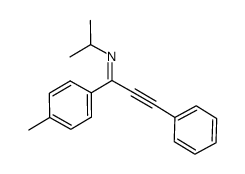 N-[1-(4-methylphenyl)-3-phenylprop-2-yn-1-ylidene]propyl-2-amine结构式