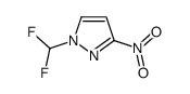 1-DIFLUOROMETHYL-3-NITRO-1H-PYRAZOLE结构式