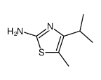 2-Thiazolamine,5-methyl-4-(1-methylethyl)- Structure