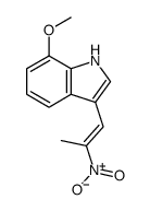 7-methoxy-3-(2-nitroprop-1-enyl)-1H-indole Structure