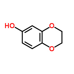 6-羟基-1,4-苯并二噁烷结构式