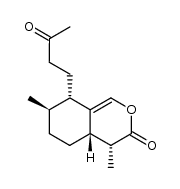 (4R,4aS,7R,8S)-4,7-dimethyl-8-(3-oxobutyl)-4,4a,5,6,7,8-hexahydro-3H-isochromen-3-one Structure